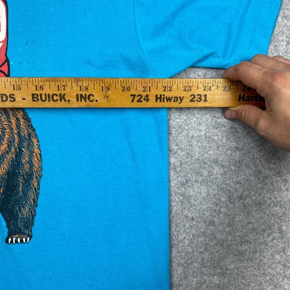 Vintage shirt mens XL 90s singlestitch Alaska wildlife grizzly bear native tribe - Picture 7 of 9
